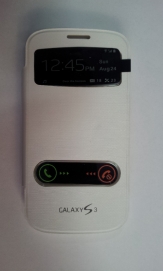 Flip Case за Samsung I9300 Galaxy S3 Бял